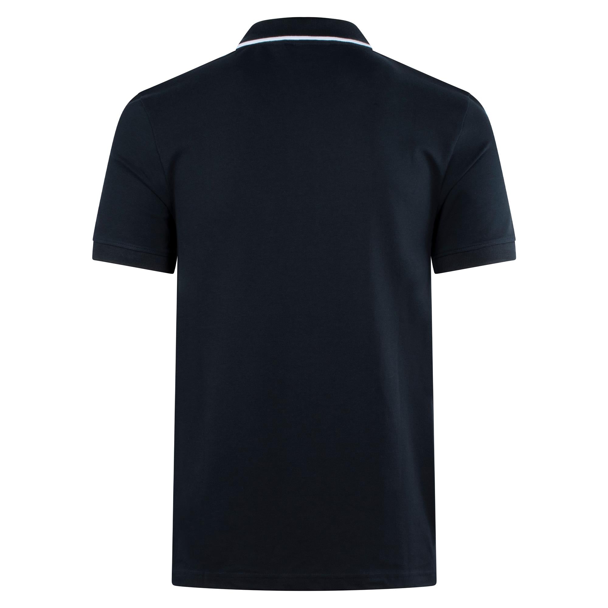 Lyle & Scott Tipped Superfine Polo Shirt Dark Navy